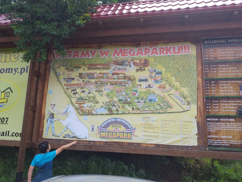 Zdjęcie przedstawia Mapę mega-parku